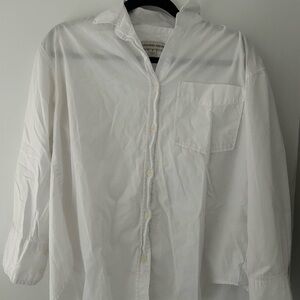 Alexander Jordan Womens Small White Button-Up Shirt